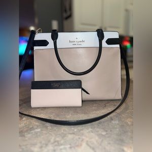 Kate Spade Staci Large Satchel Leather Tote Bag